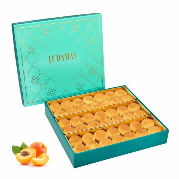 Le Damas Maamoul Apricots – Fruity Filled Cookies – 500g