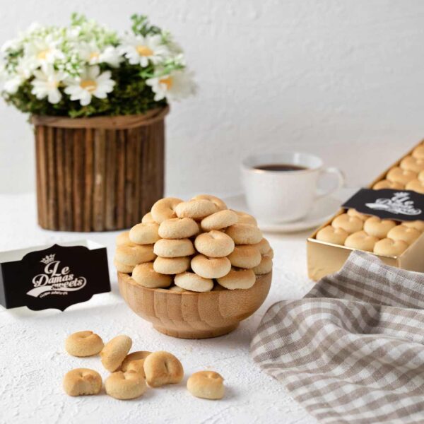 Le Damas Ghraybeh – Traditional Arab Butter Cookies – 500g
