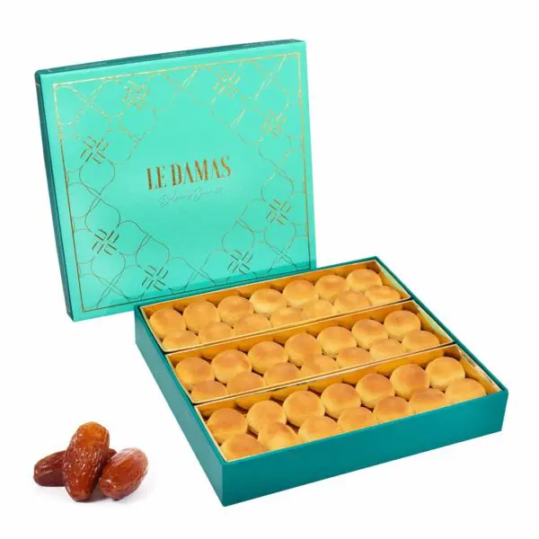 Le Damas Maamoul Dates – Traditional Date-Filled Cookies – 500g